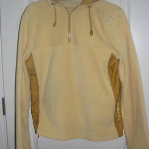 Vintage American Eagle Hooded Fleece Jacket Sz L